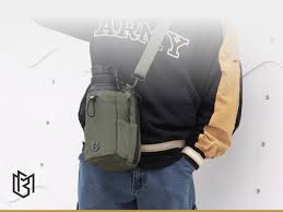 grey magnetic bag